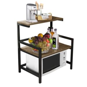 Urban Decor Storage Shelf | Microwave Dish Rack | Kitchen Shelf | Microwave, Oven, Seasoning Dish Rack | Kitchen Organizer - Image 1