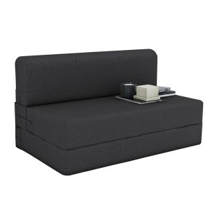 Urban Decor Sofa Cum Bed | Folding Bed Cum Sofa with Cushion Jute Fabric for Living Room - Image 4