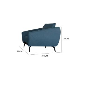 Urban Decor Light Grey Modern 3+2 Seater Sofa Set for Living Room - Image 3