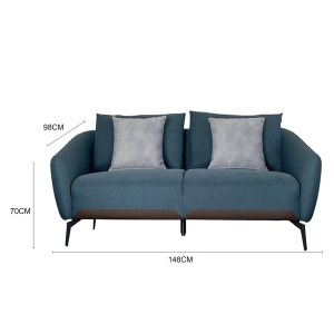 Urban Decor Light Grey Modern 3+2 Seater Sofa Set for Living Room - Image 8