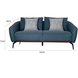 Urban Decor Light Grey Modern 3+2 Seater Sofa Set for Living Room - Image 6