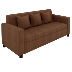Urban Decor 4 Seater Velvet Fabric Sofa Set for Living Room | 3+1 Seating Sofa for Home & Office - Image 6